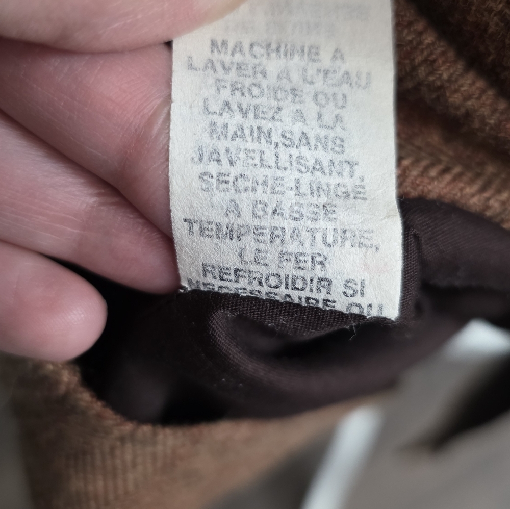 Molly New York Anthropologie Verite Tweed Strapless Rust Brown Dress Size 4 - Picture 14 of 14